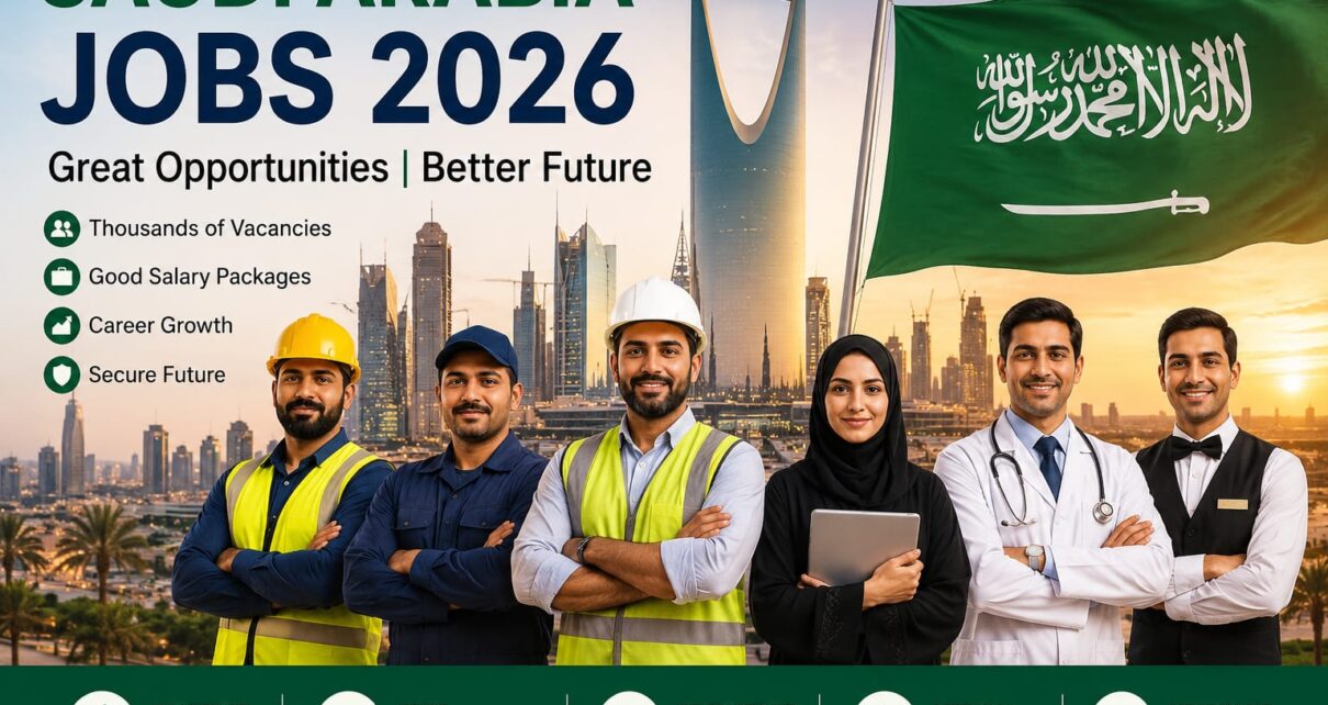 Saudi Arabia Jobs 2026 – Best Opportunities for Foreign Workers in Gulf Countries